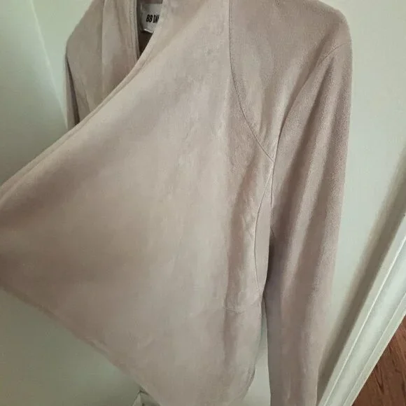 Anthropologie BB Dakota Vegan Suede Jacket Size Large - Picture 6 of 6